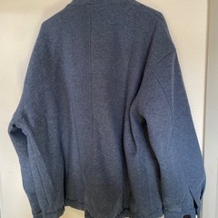 メンズ　チェスターコート（青）【値下げ交渉可】タグ付きの画像
