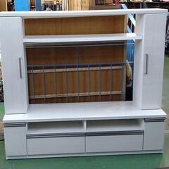 NITORI　ニトリ　テレビボード　枠付き　フレージュ160TV  WH　分解可能　160×45×144