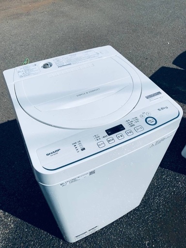 ♦️SHARP 全自動電気洗濯機 【2020年製 】ES-GE5D-W