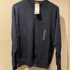 【未使用】ニット(ユニクロ・ネイビー・M)