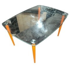 【ジ0302-02】 おすすめ商品‼️ かわいいガラステーブル  の画像