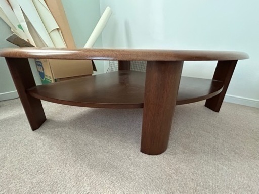 ガラス　ローテーブル　家具 オフィス用家具　