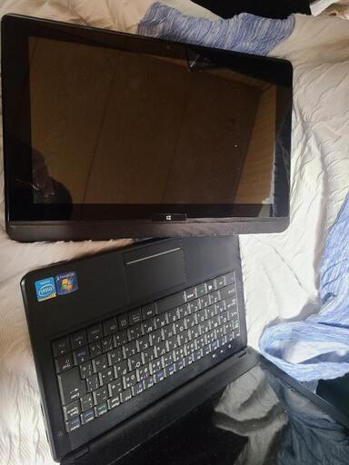 パソコン２台　ジャンクまとめて