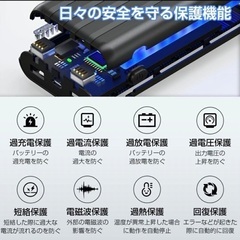 ❤️新品❤️ソーラー モバイルバッテリー 最大6台充電可能の画像