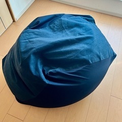 無印 ビーズクッション 人をダメにするソファの画像