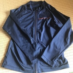 水着130帽子ラッシュガードセットの画像