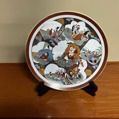 有田焼　直径４６Cm　大絵皿　 飾り皿　金彩