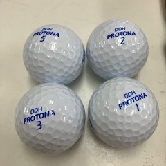 ☆値下げ☆K2403-097 DUNLOP DDH PROTONA ゴルフボール 12球セット 中古備品　の画像