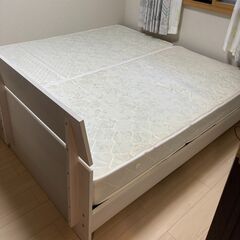 【シングルベッド】マットレス付 （1台）の画像