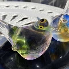 鳥の置物の画像