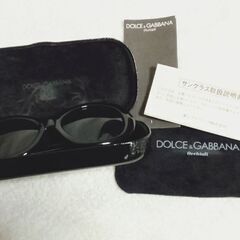 ドルチェ&ガッバーナ DOLCE＆GABBANA 黒サングラスの画像