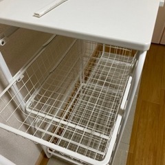 IKEA ワードローブ 衣服収納 アルゴート 高さ100   2台セットの画像