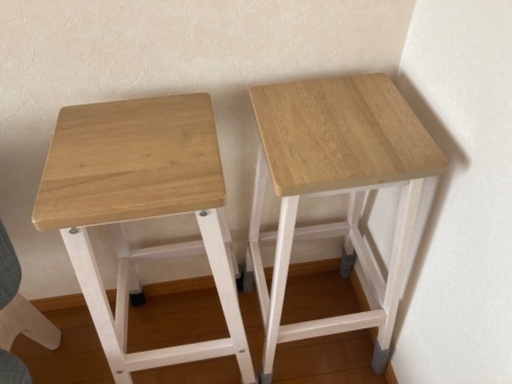 カウンターチェア2脚セット