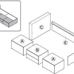 　ニトリ　シングルベッドフレームの画像