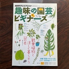 趣味の園芸　ビギナーズ　2013 4月〜6月号、7月〜9月号の画像