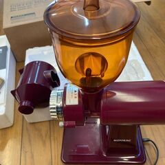 ボンマック　コーヒーミル　BONMAC BM-250N-RD REDの画像