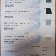3/10(日)鈴鹿サーキットチケット１枚(パスポート付き)レース観戦