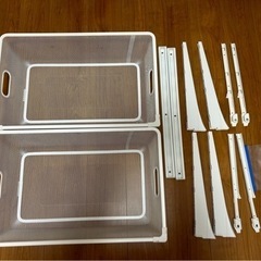 IKEA アルゴート　壁面収納　ランドリー収納