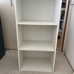 家具 収納家具 カラーボックス ホワイト