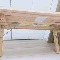 超美品　ローテーブル　無印良品　木製　折りたたみ　安い　格安　お得　の画像