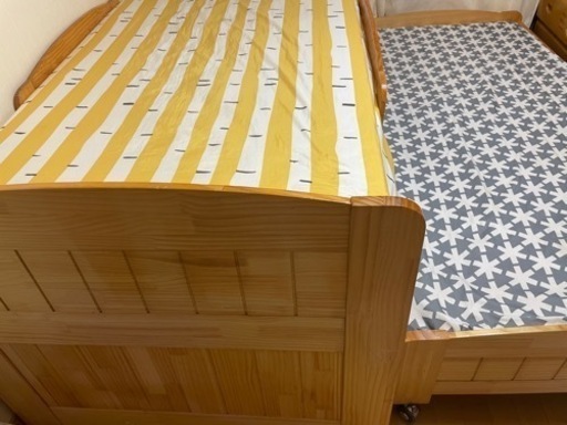 家具 ベッド シングルベッド　マットレス付き