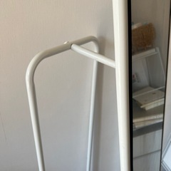 ハンガーラック付 姿見 ミラーの画像