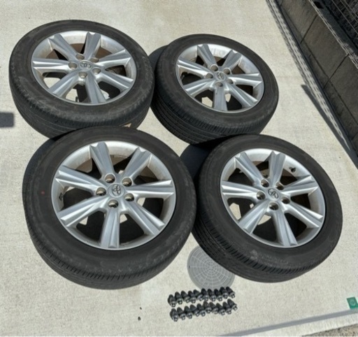 エスティマ純正ホイール　夏タイヤ４本