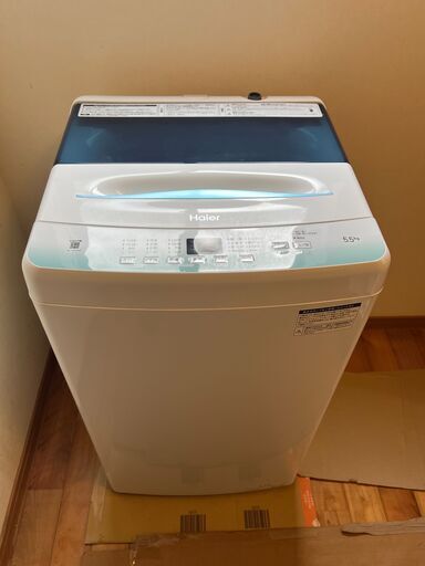洗濯機　5.5Kg　使用回数3回