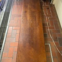 長テーブル4台の画像