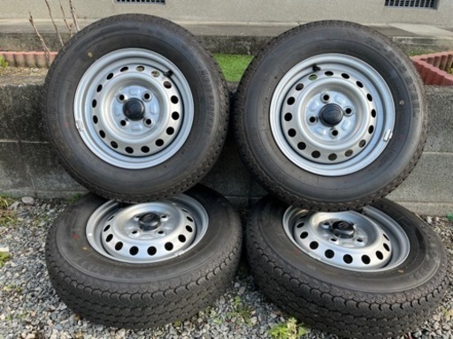 145/80R12軽トラ タイヤ ホイール 4本セット
