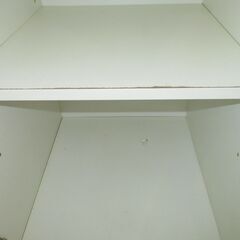 R533 NITORI キッチンカウンター、レンジボード、ブラウン、幅160cm Usedの画像