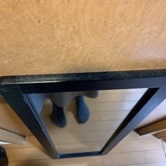 姿見鏡　黒枠の画像