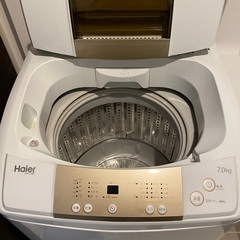 【引越】洗濯機　Haier／JW-K70M 7.0kg