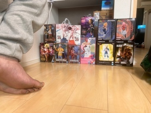 ONE PIECE &ドラゴンボールのフィギュア