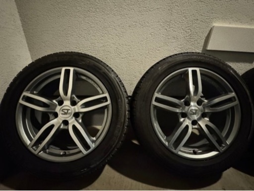 【ガリ傷なし！バリ山】スタッドレス&ホイール4本セット 18インチ