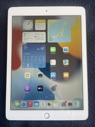 iPad air ２  Wi-Fi-cell gold ６４GB　バッテリー１００％　111