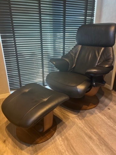 カリモク　ザ・ファースト　RU73モデル　リクライニングチェア(M)＋オットマン