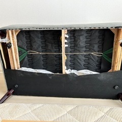 家具 ソファ 2人掛けソファ グレーの画像