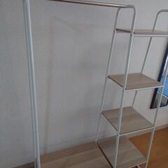 ハンガーラック　白　【アイリスオーヤマ】の画像