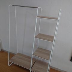 ハンガーラック　白　【アイリスオーヤマ】の画像