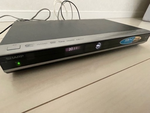 【中古特価】SHARP AQUOSハードディスクブルーレイレコーダーブルーレイ BD-SP100