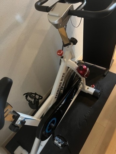 スピンバイク フィットネスバイク 静音 8kgホイール 小型 ルームバイク