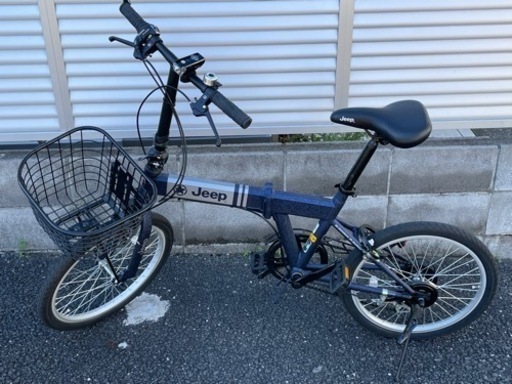 通勤・通学に便利　20インチ折りたたみ自転車　室内保管