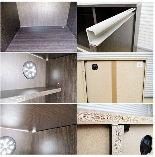 アウトレット きれい ニトリ [ 幅90cm ] レンジ台 8890770 ダーク