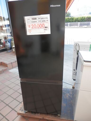293\u003e　値下げしました！！！！　Hisense  ハイセンス　中古冷蔵庫　HR-D15FB　2022年製　162L