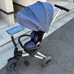 折りたたみ 手押し三輪車 (しーさん) 小村井の三輪車の中古