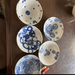 ミッキー小皿5枚セット