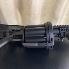 ICS MGL グレネードランチャー ロング メタルRAS BKの画像