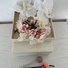 髪飾り、かんざし、桜、胡蝶蘭まとめて！