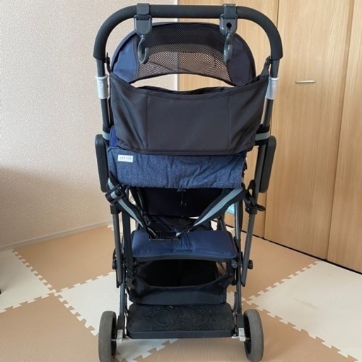 二人乗り用ベビーカー 2人でゴー レインカバー、前向きバックシート付き